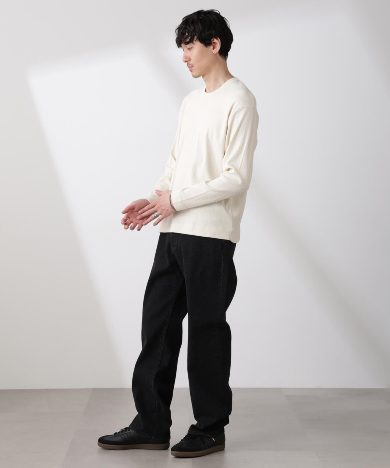 ランダムフライスロングスリーブTシャツ 長袖