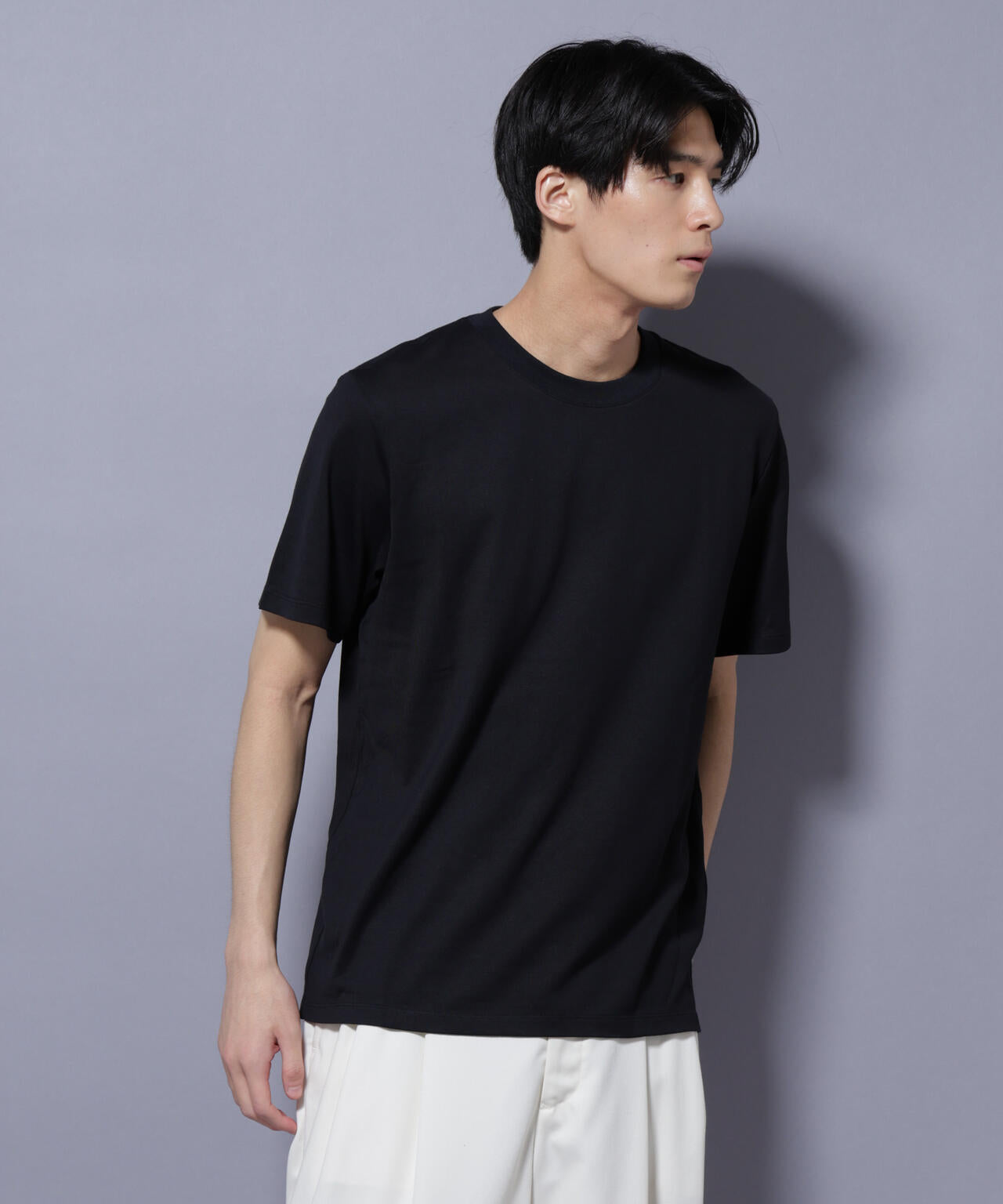 Anti Soaked(R) 汗染み防止 クルーネック レギュラーシルエットTシャツ