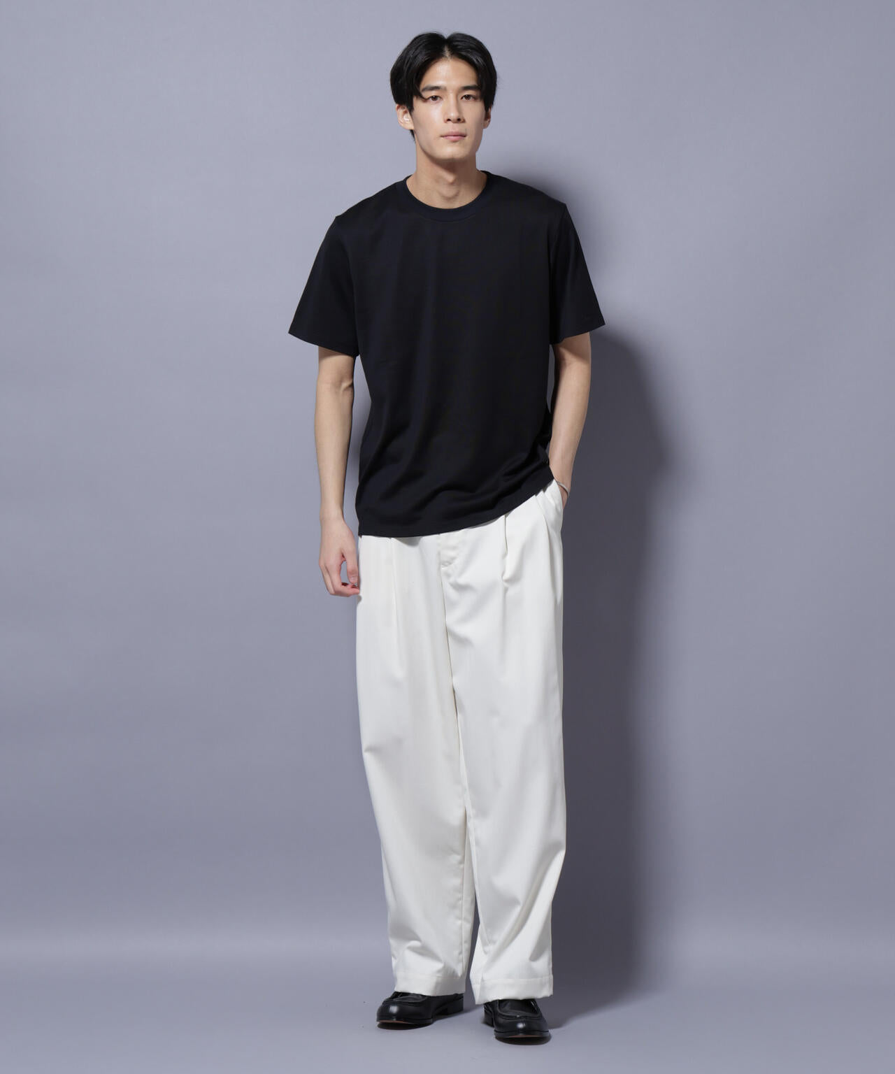 Anti Soaked(R) 汗染み防止 クルーネック レギュラーシルエットTシャツ