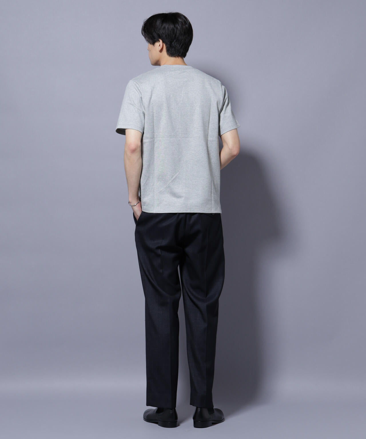 Anti Soaked(R) 汗染み防止 クルーネック レギュラーシルエットTシャツ