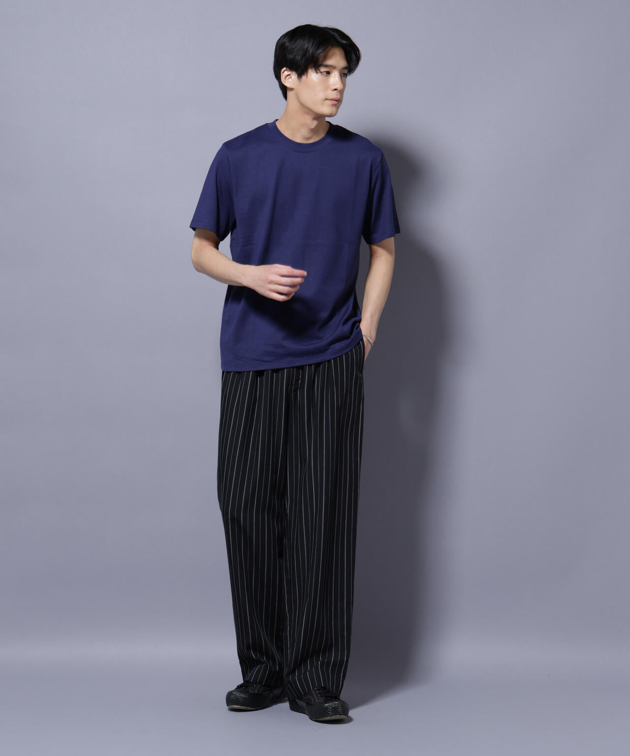 Anti Soaked(R) 汗染み防止 クルーネック レギュラーシルエットTシャツ