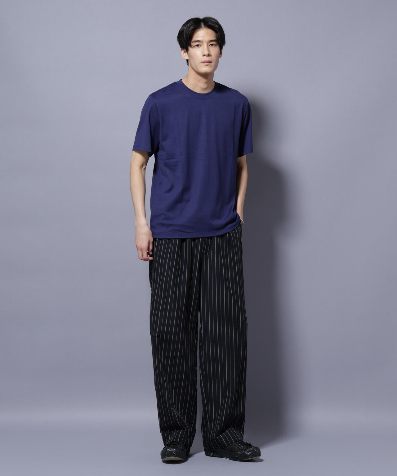 Anti Soaked(R) 汗染み防止 クルーネック レギュラーシルエットTシャツ