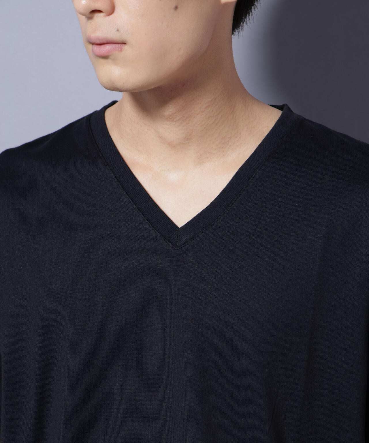 WEB限定/Anti Soaked(R) 汗染み防止 Vネック レギュラーシルエットTシャツ