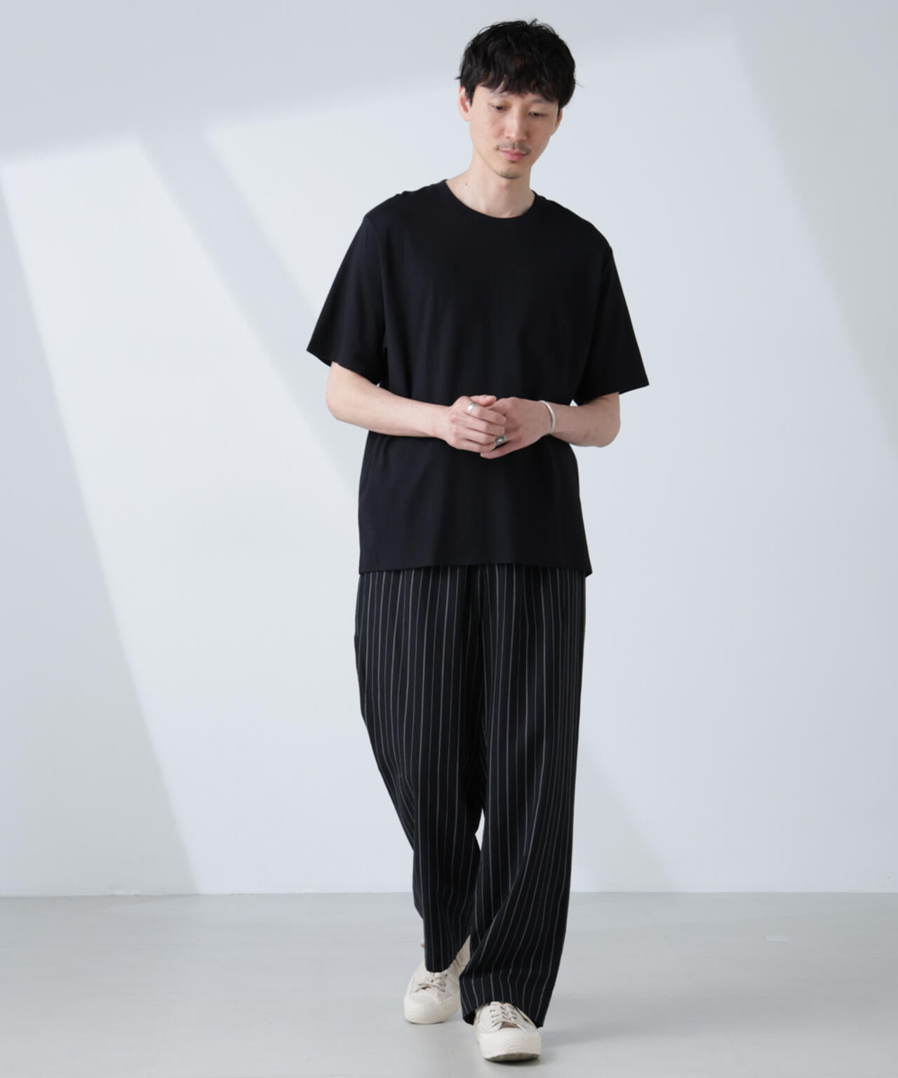 WEB限定/Anti Soaked(R) 汗染み防止 クルーネックレギュラーシルエットTシャツ
