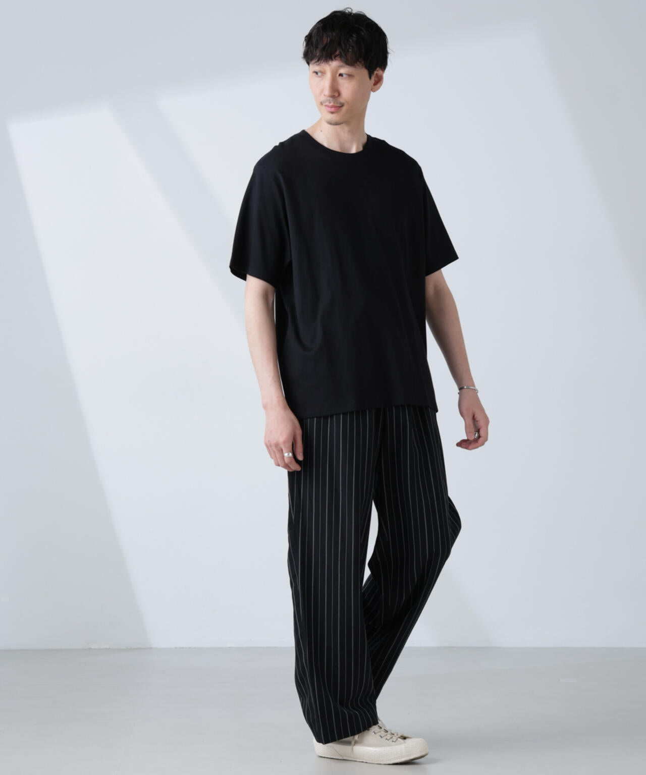 WEB限定/Anti Soaked(R) 汗染み防止 クルーネックレギュラーシルエットTシャツ