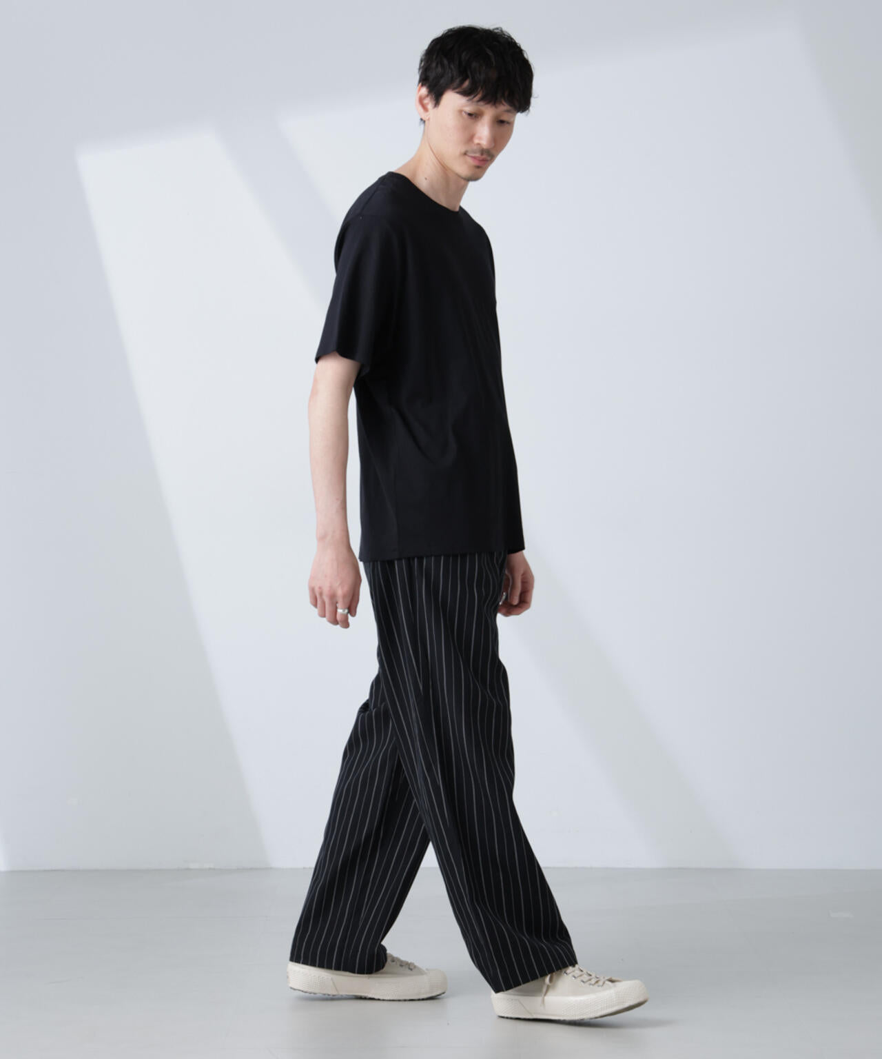 WEB限定/Anti Soaked(R) 汗染み防止 クルーネックレギュラーシルエットTシャツ