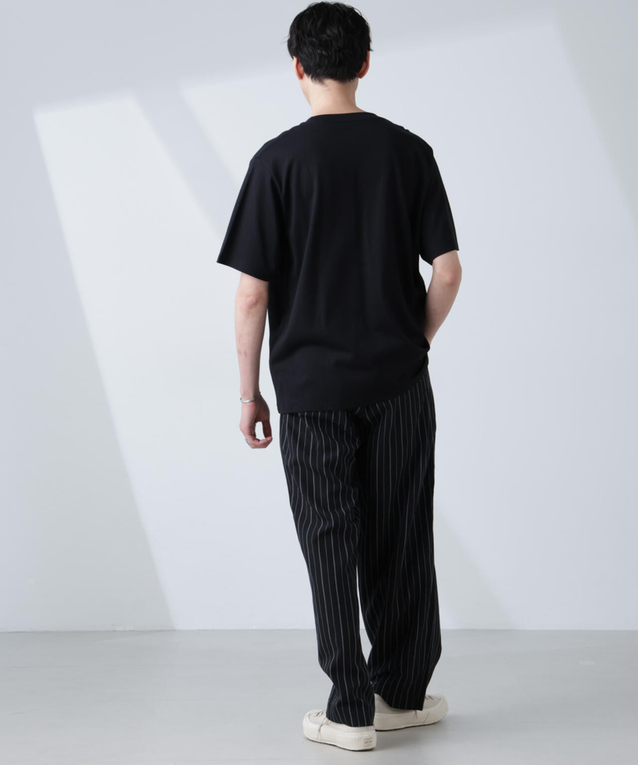 WEB限定/Anti Soaked(R) 汗染み防止 クルーネックレギュラーシルエットTシャツ