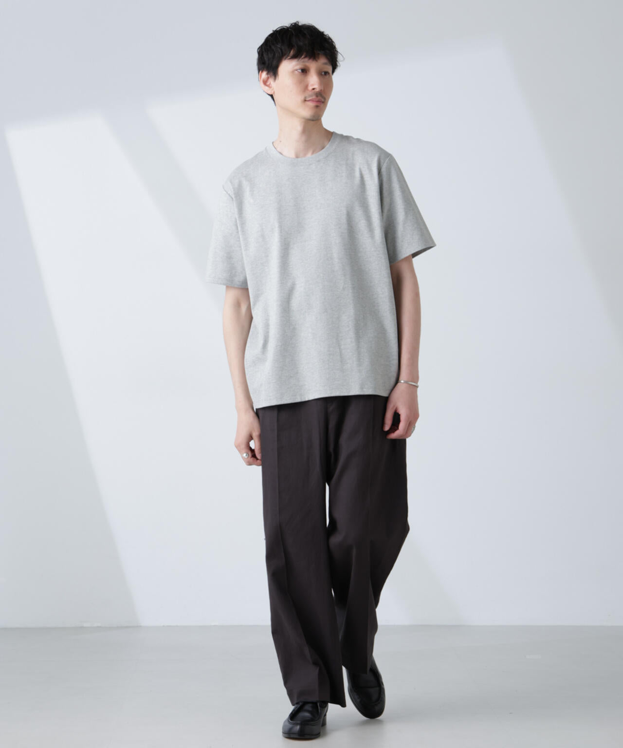 WEB限定/Anti Soaked(R) 汗染み防止 クルーネックレギュラーシルエットTシャツ