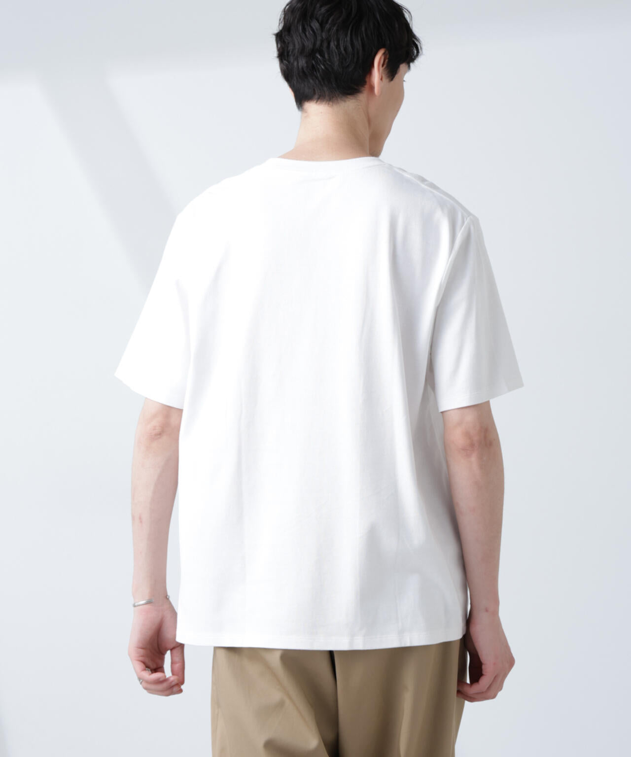 WEB限定/Anti Soaked(R) 汗染み防止 クルーネックレギュラーシルエットTシャツ