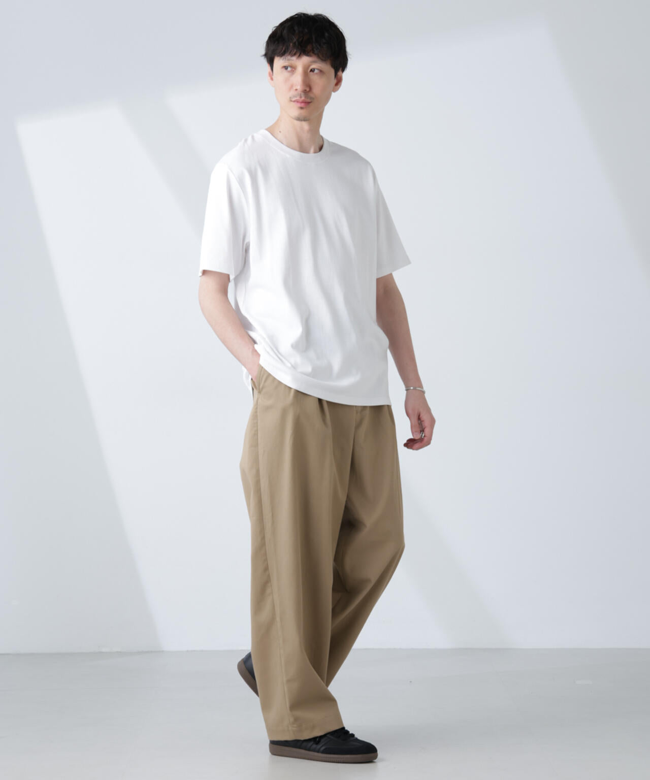WEB限定/Anti Soaked(R) 汗染み防止 クルーネックレギュラーシルエットTシャツ