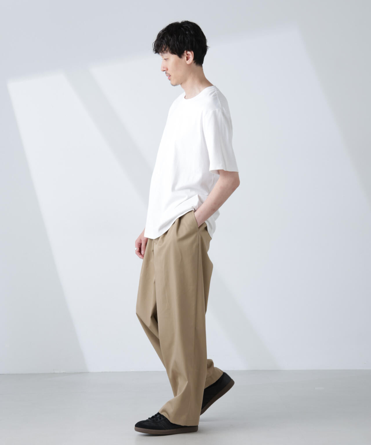 WEB限定/Anti Soaked(R) 汗染み防止 クルーネックレギュラーシルエットTシャツ