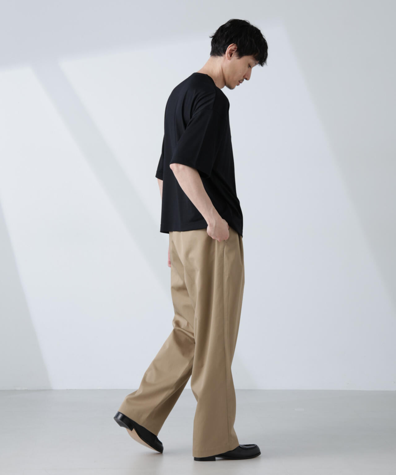 「ALL-DAYS COMFORT 100% WOOL」 ヘンリーネックTEE