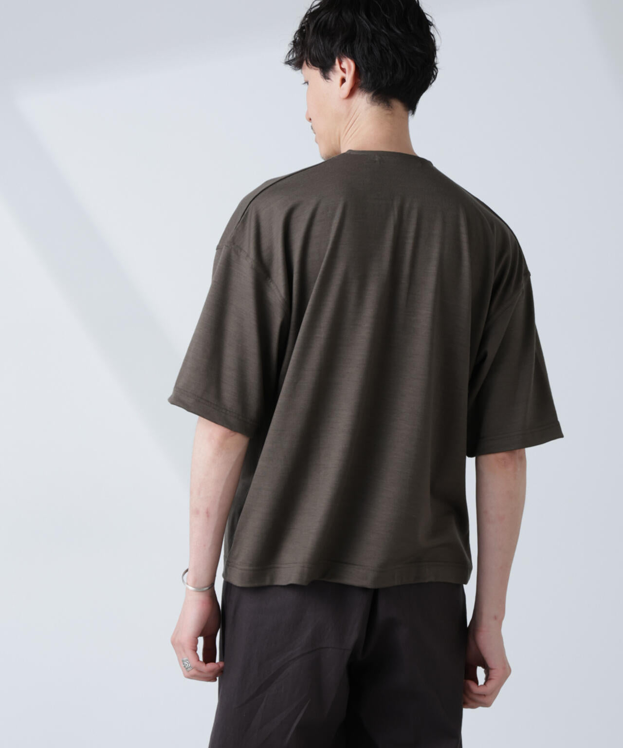 「ALL-DAYS COMFORT 100% WOOL」 ヘンリーネックTEE