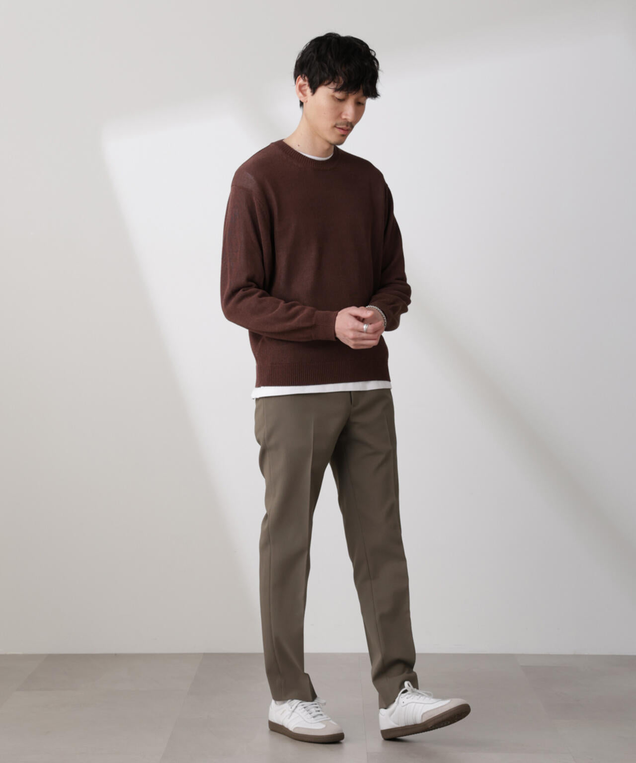 ｢SOIGNE｣ECOPET(R)×AERO ツイルストレッチスラックス
