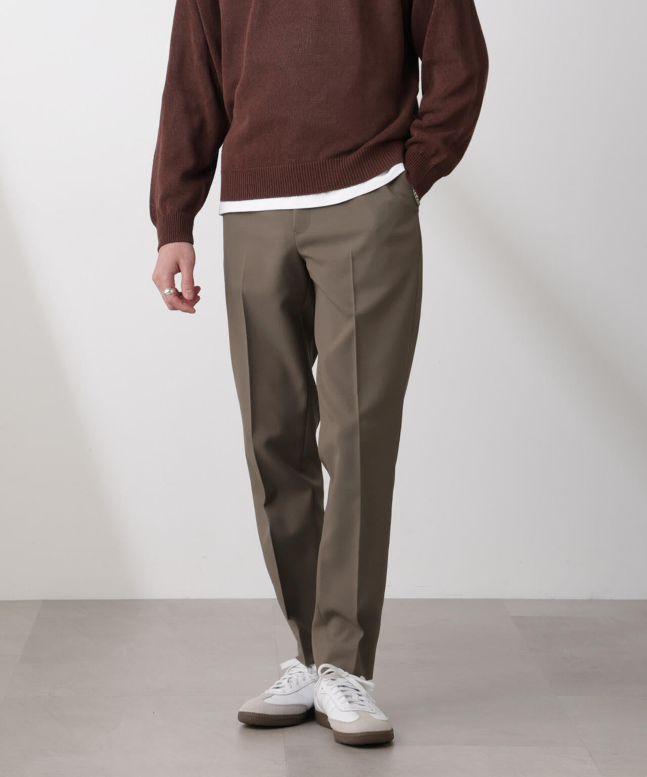 ｢SOIGNE｣ECOPET(R)×AERO ツイルストレッチスラックス