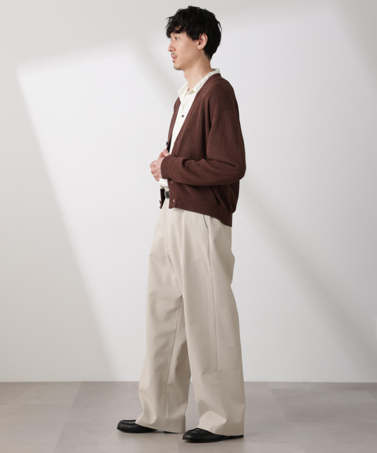 ｢SOIGNE｣ECOPET(R)×AEROツイルストレッチチノスラックス