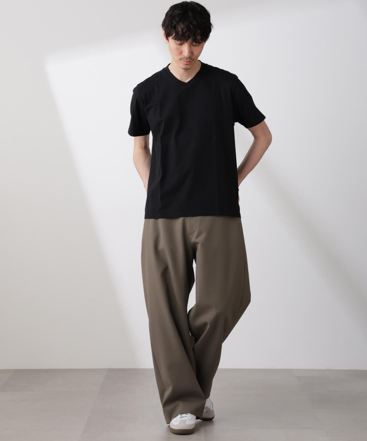 ｢SOIGNE｣ECOPET(R)×AEROツイルストレッチチノスラックス