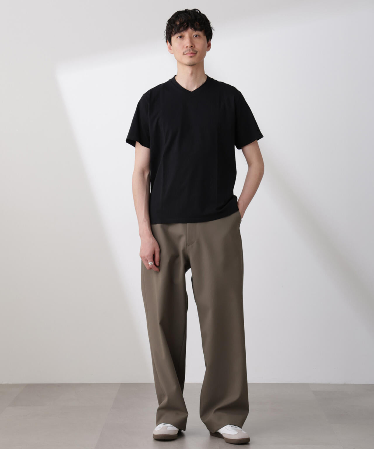 ｢SOIGNE｣ECOPET(R)×AEROツイルストレッチチノスラックス