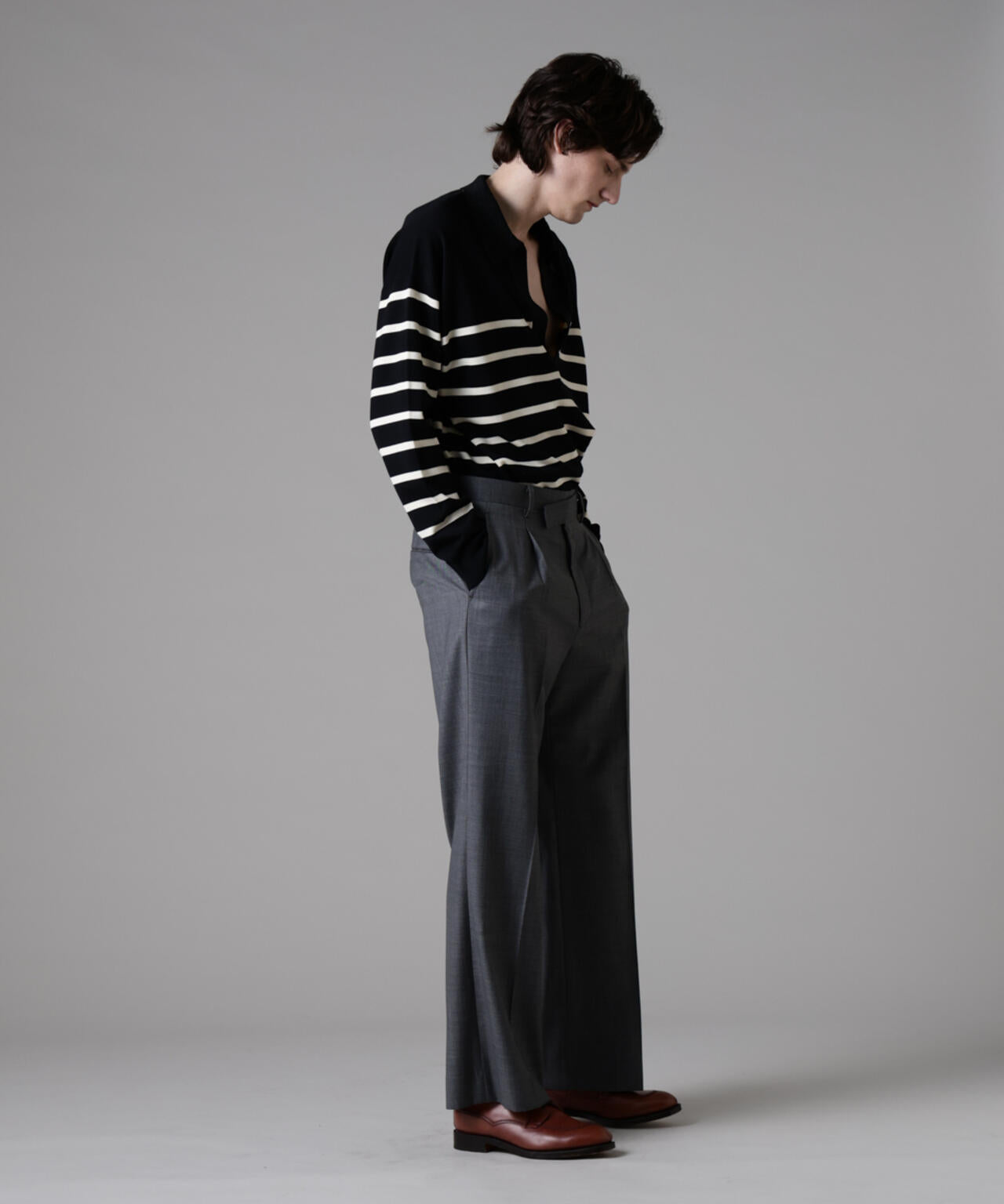 「ASSEMBLANC」Loro Piana FAB.トラウザーズ