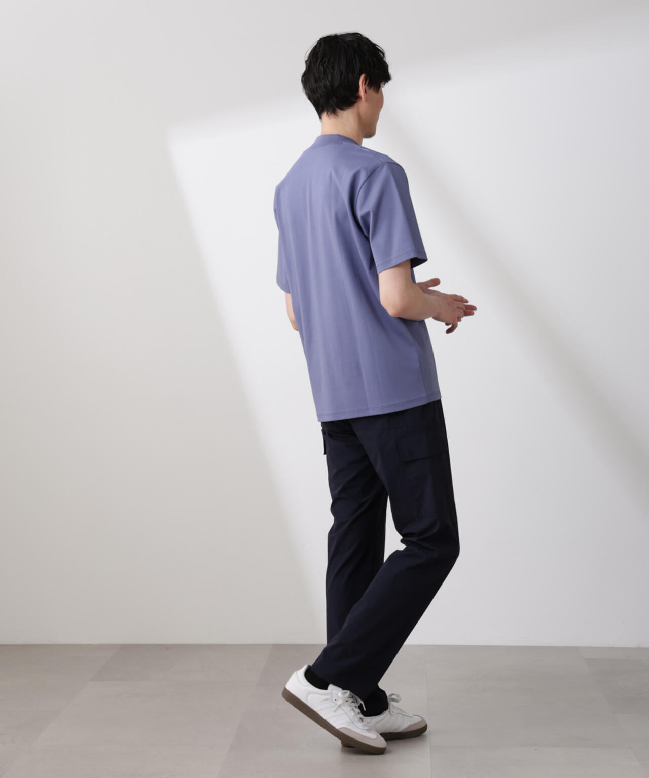 「N trousers」スリムストレッチ カーゴパンツ
