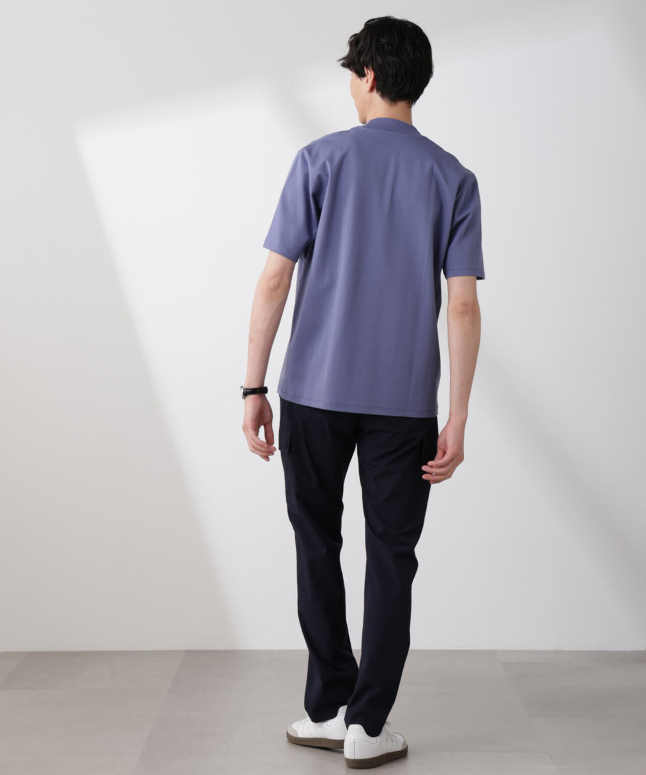 「N trousers」スリムストレッチ カーゴパンツ