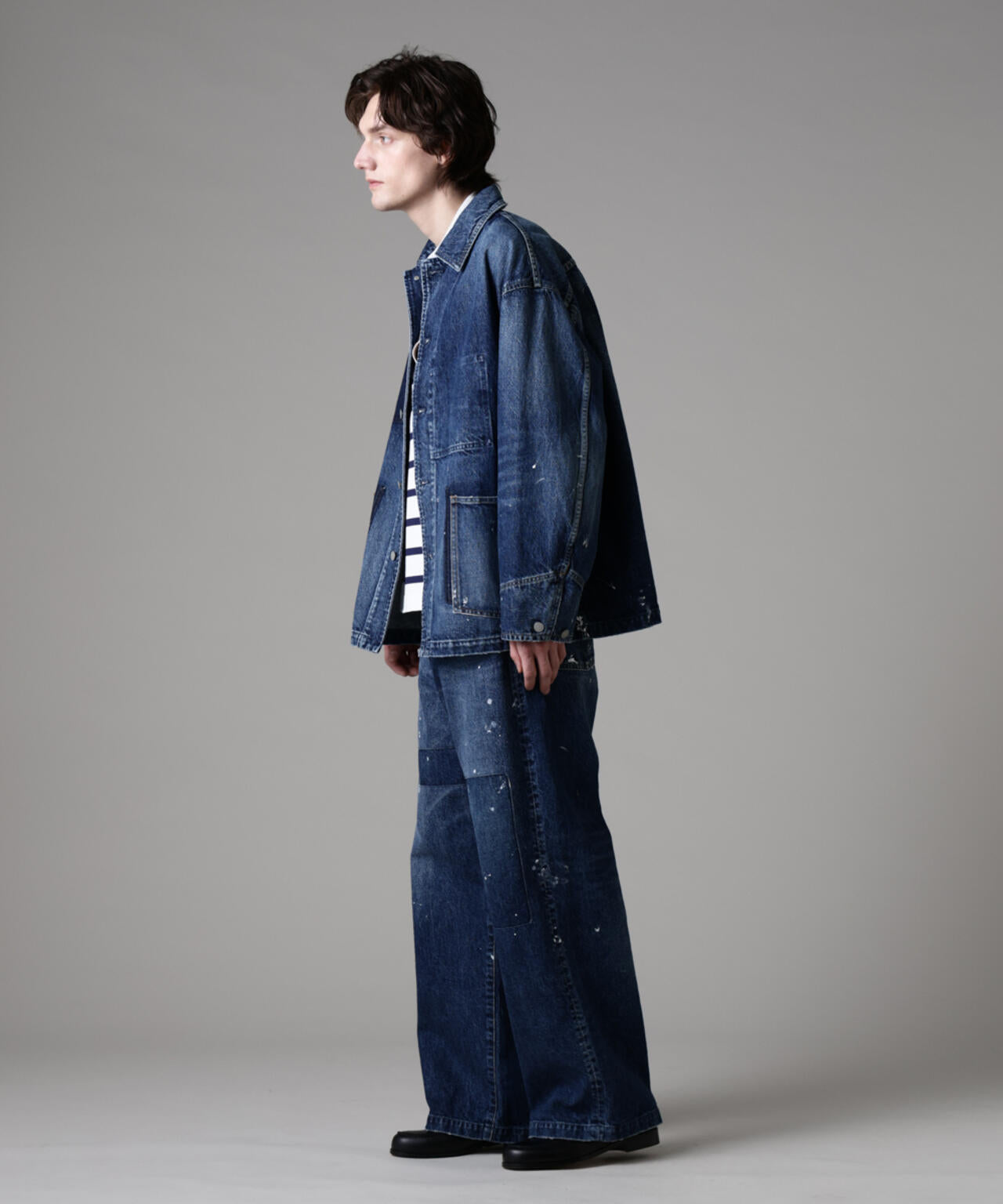 ｢ASSEMBLANC｣リメイクワイドデニムパンツ（セットアップ可）
