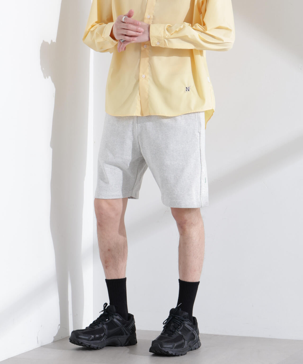 「NJ/CLUB」 USAコットン ハーフパンツ
