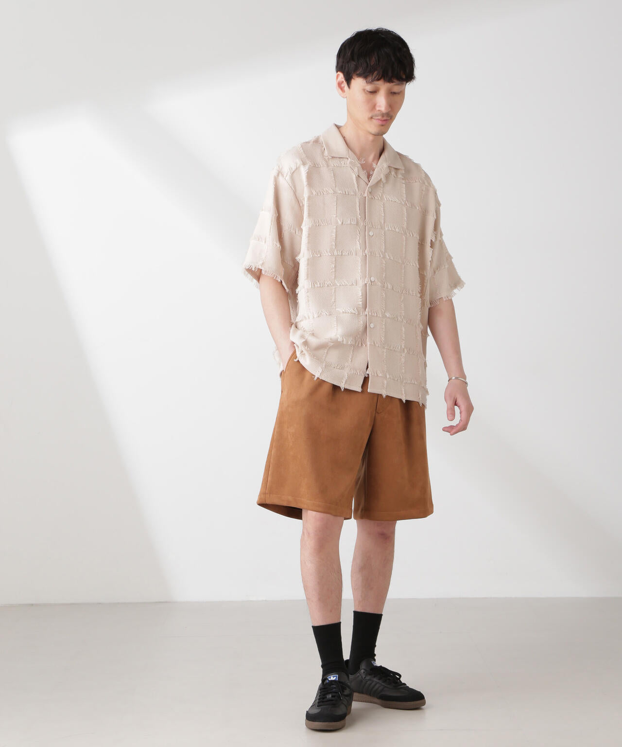 フェイクスエード イージーショートパンツ