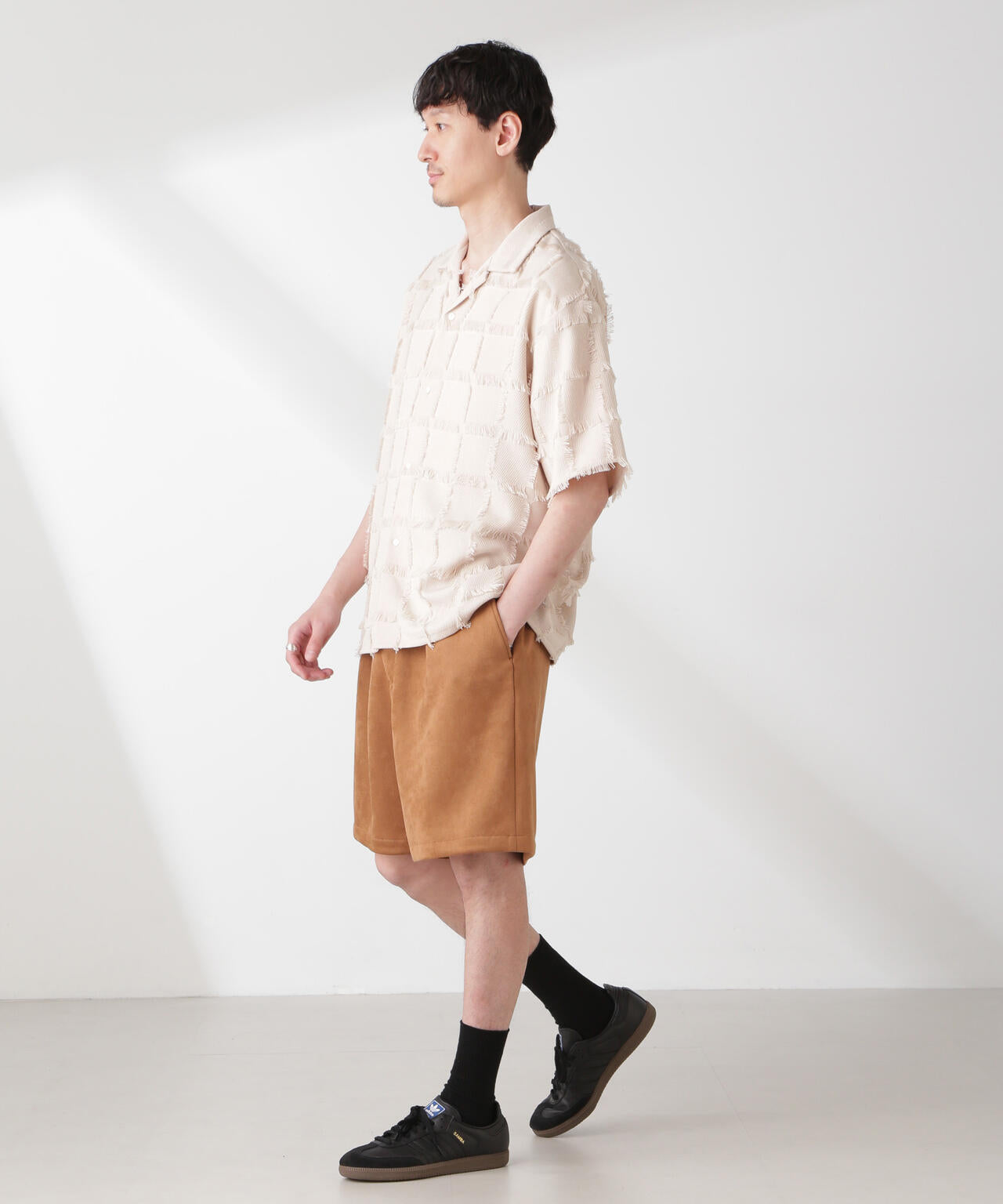 フェイクスエード イージーショートパンツ