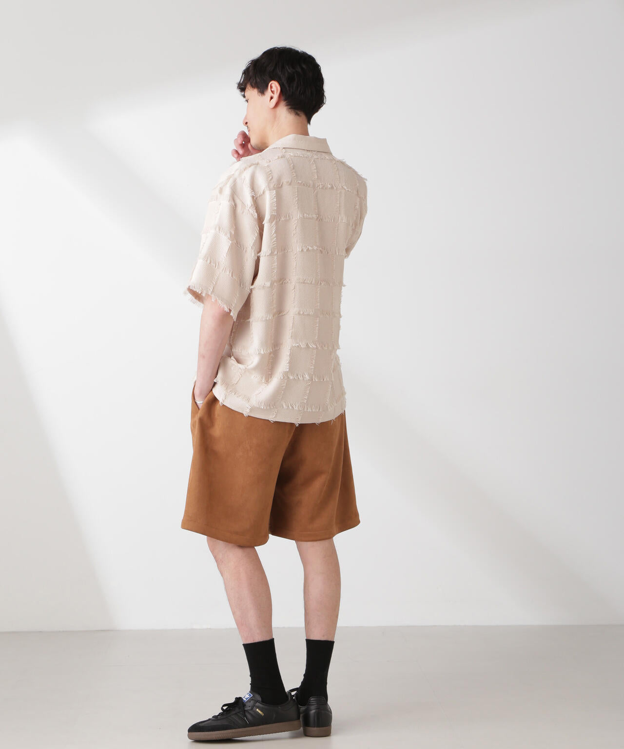 フェイクスエード イージーショートパンツ