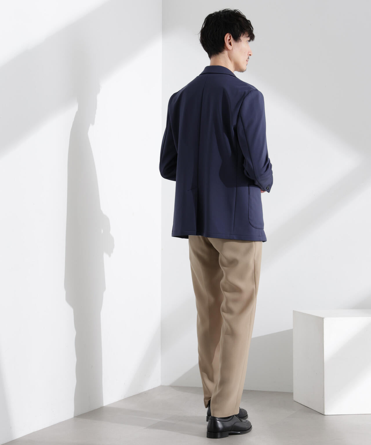 「N TROUSERS PREMIUM」強撚ピケストレッチパンツ(セットアップ可)