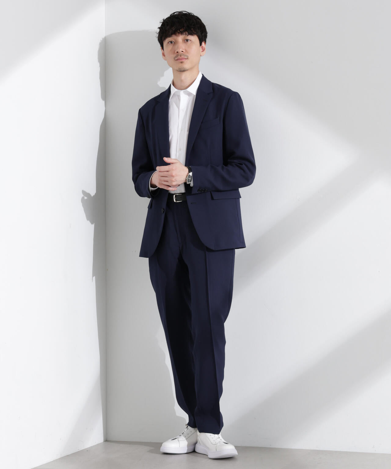「N TROUSERS PREMIUM」強撚ピケストレッチパンツ(セットアップ可)