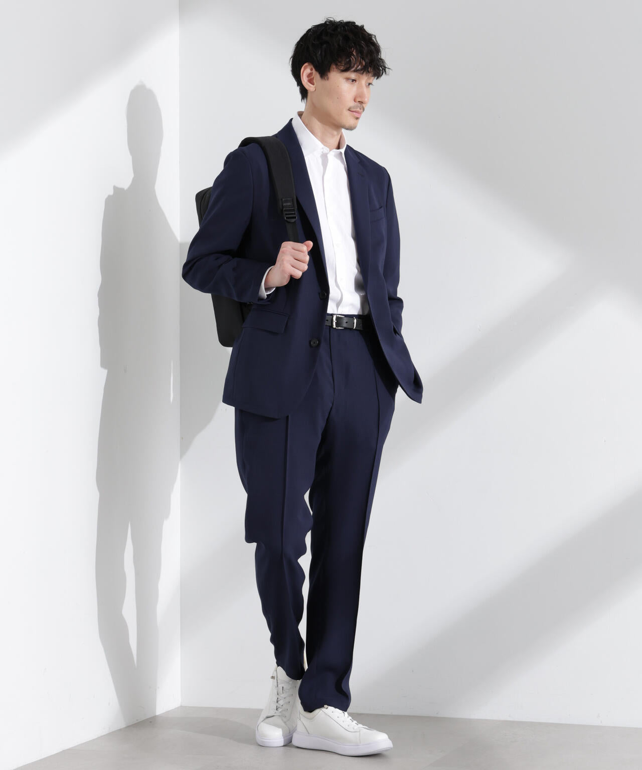「N TROUSERS PREMIUM」強撚ピケストレッチパンツ(セットアップ可)