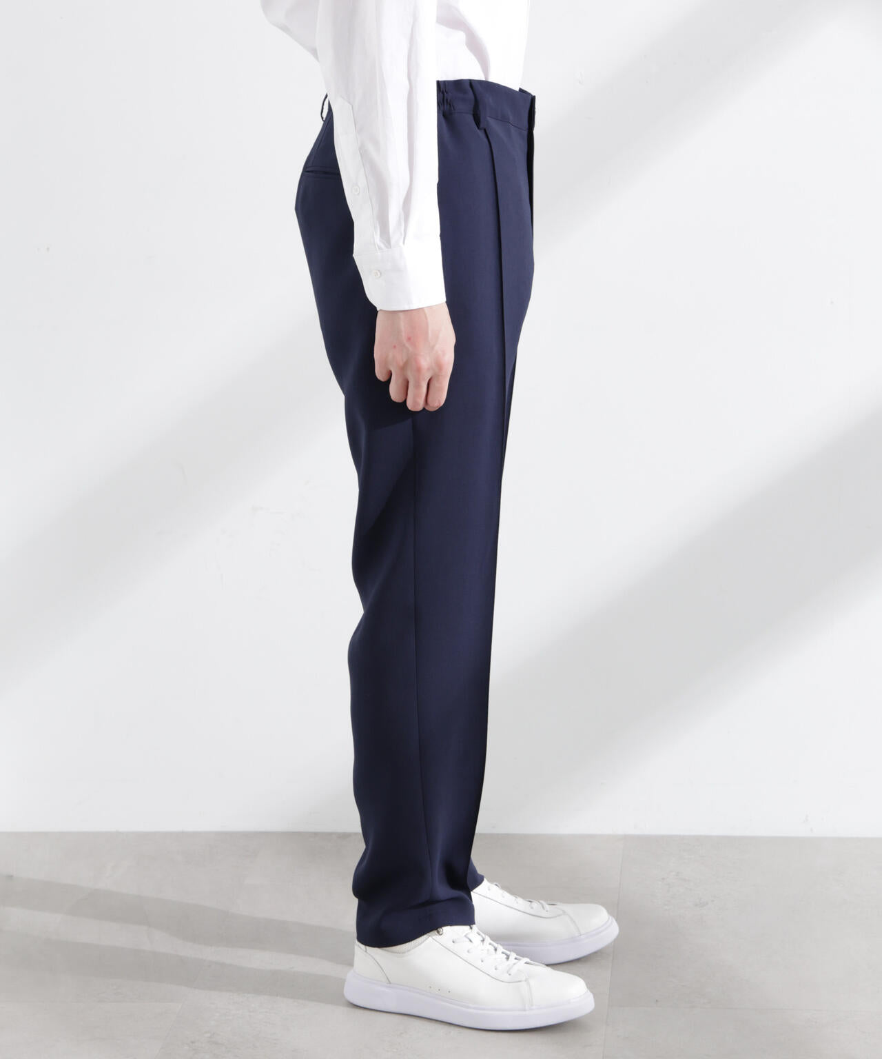「N TROUSERS PREMIUM」強撚ピケストレッチパンツ(セットアップ可)