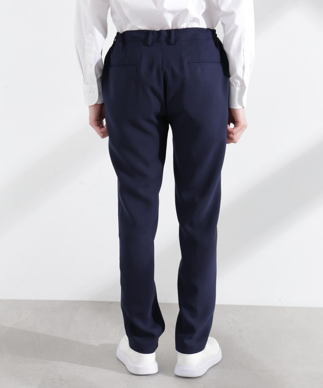 「N TROUSERS PREMIUM」強撚ピケストレッチパンツ(セットアップ可)