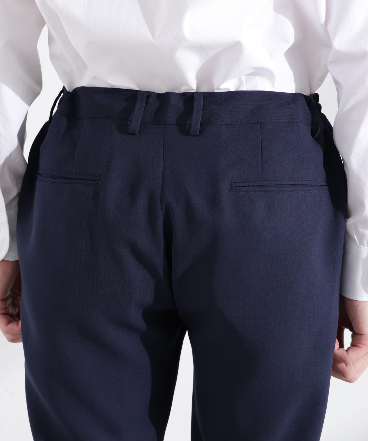 「N TROUSERS PREMIUM」強撚ピケストレッチパンツ(セットアップ可)