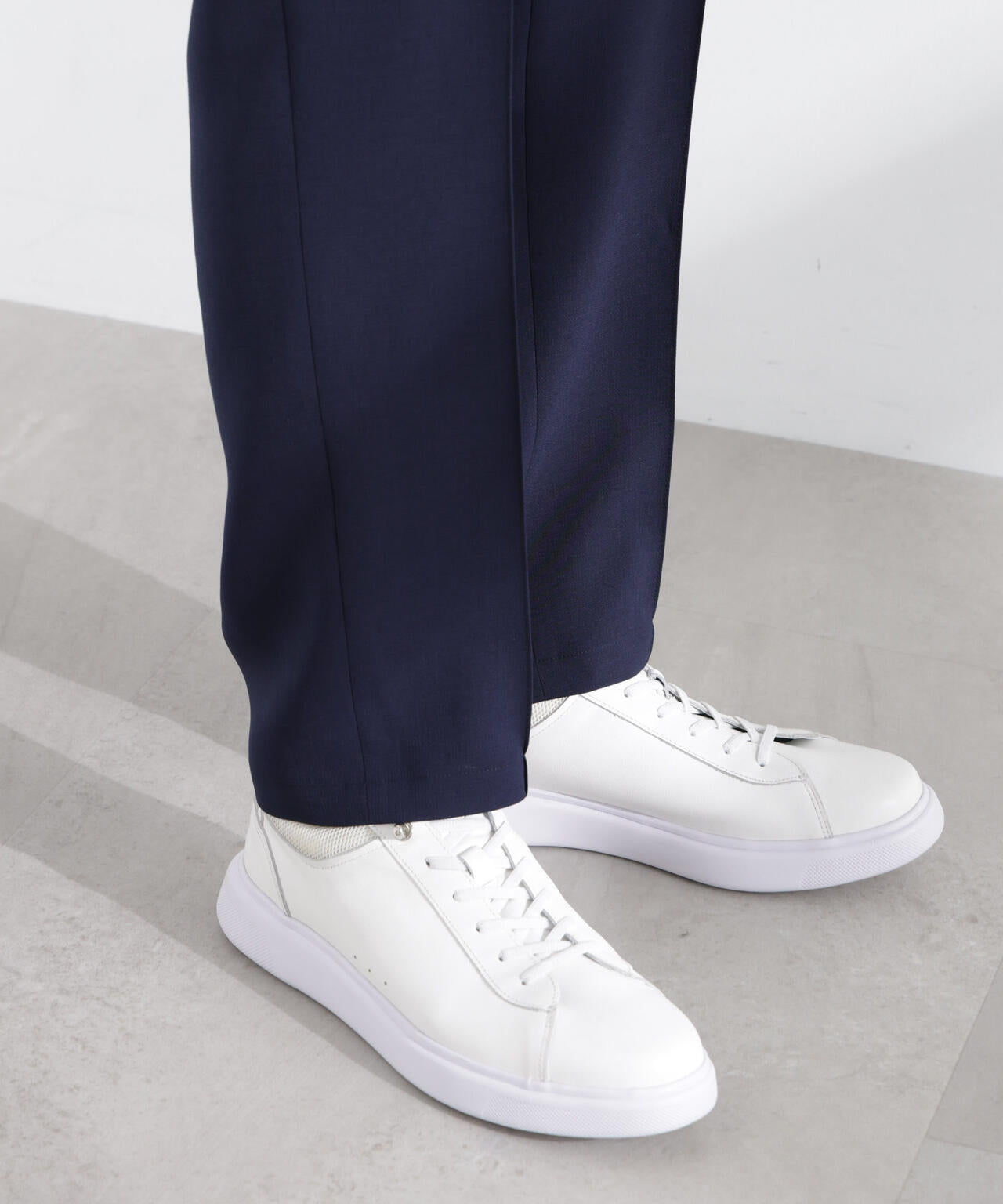 「N TROUSERS PREMIUM」強撚ピケストレッチパンツ(セットアップ可)