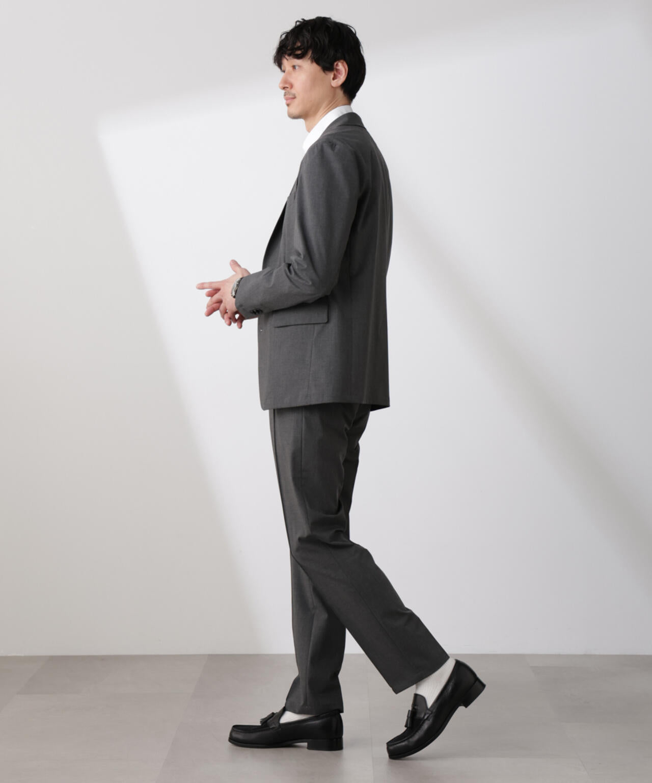 ｢N TROUSERS BASIC｣トロピカルストレッチパンツ（セットアップ可）