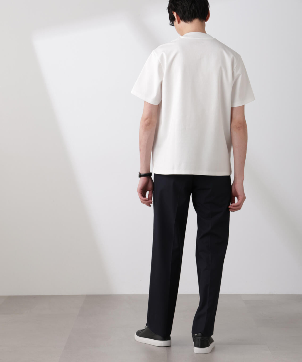 ｢N TROUSERS BASIC｣トロピカルストレッチストレートパンツ（セットアップ可）