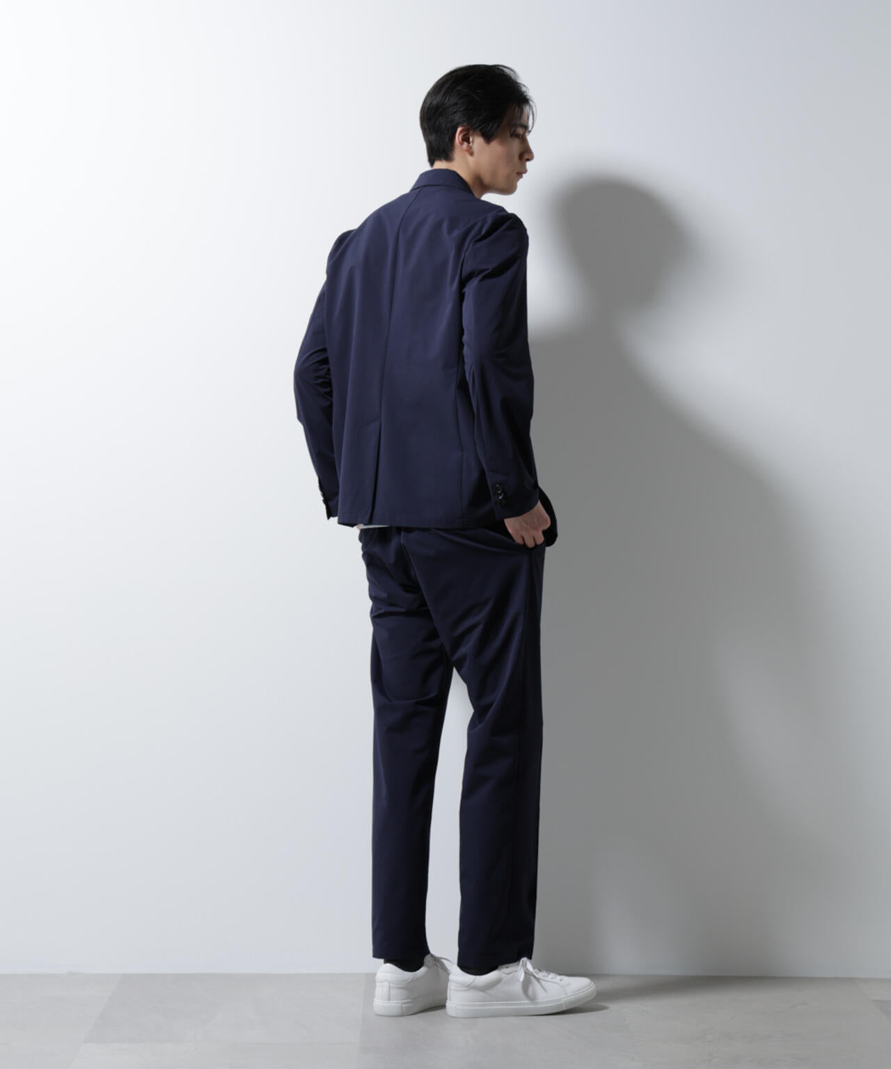 「N TROUSERS BASIC」ダントツオチール防汚テックストレッチパンツ(セットアップ可)