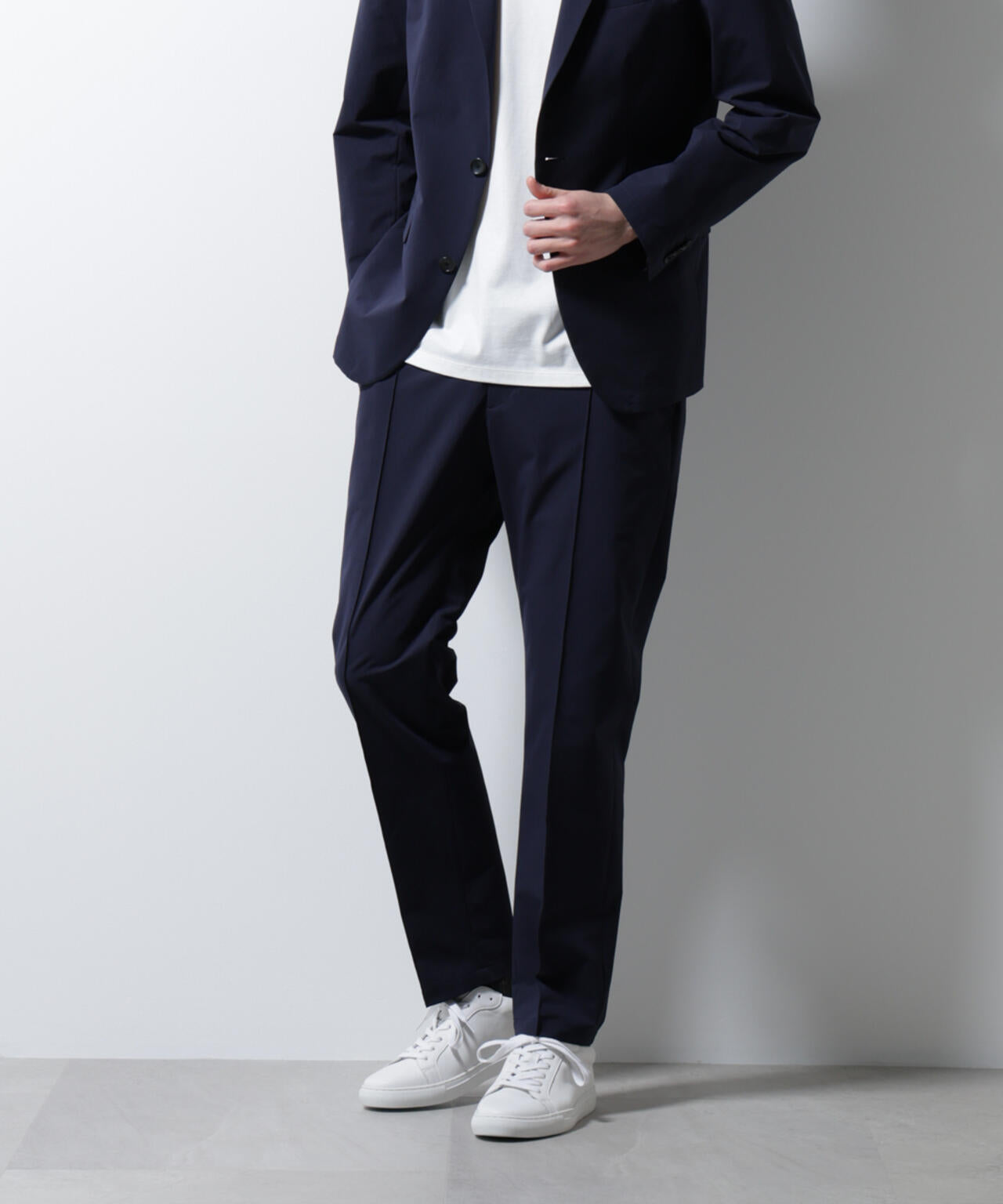 「N TROUSERS BASIC」ダントツオチール防汚テックストレッチパンツ(セットアップ可)
