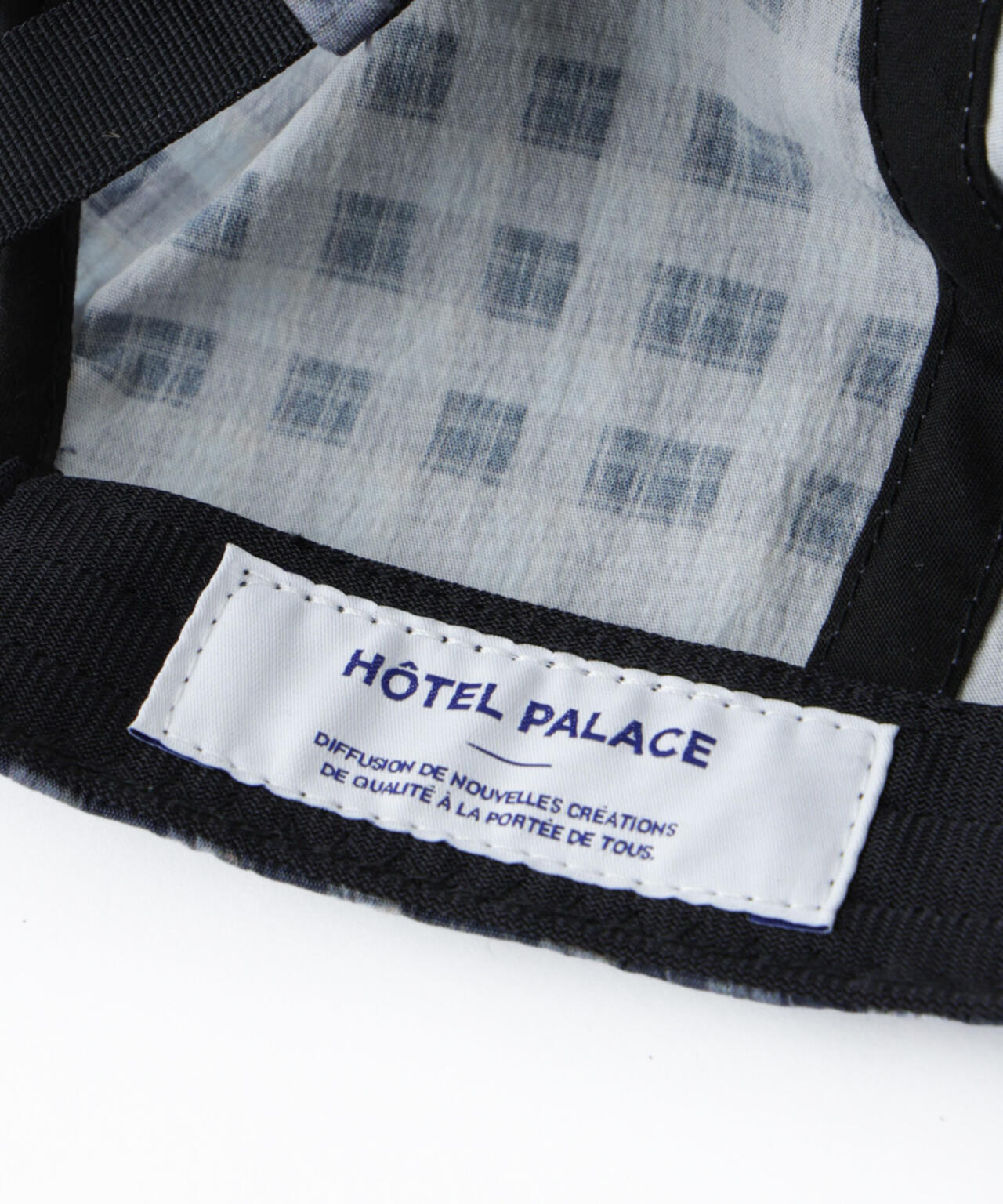 ｢HOTEL PALACE｣ オテルパラス デジタルプリントチェックキャップ