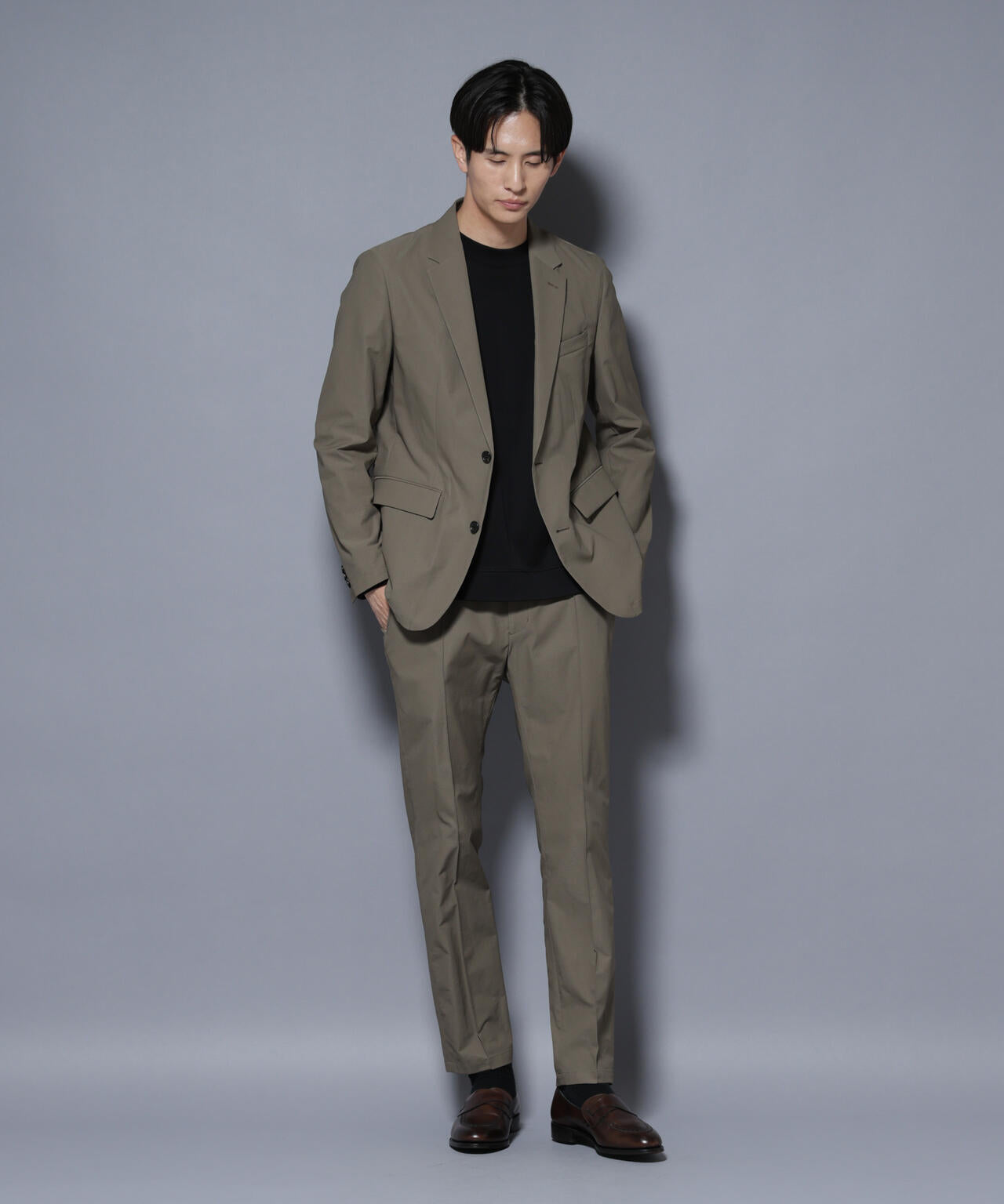 「N JACKET BASIC」TEXBRID(R) ツイルジャケット/ストレッチ・撥水(セットアップ可）