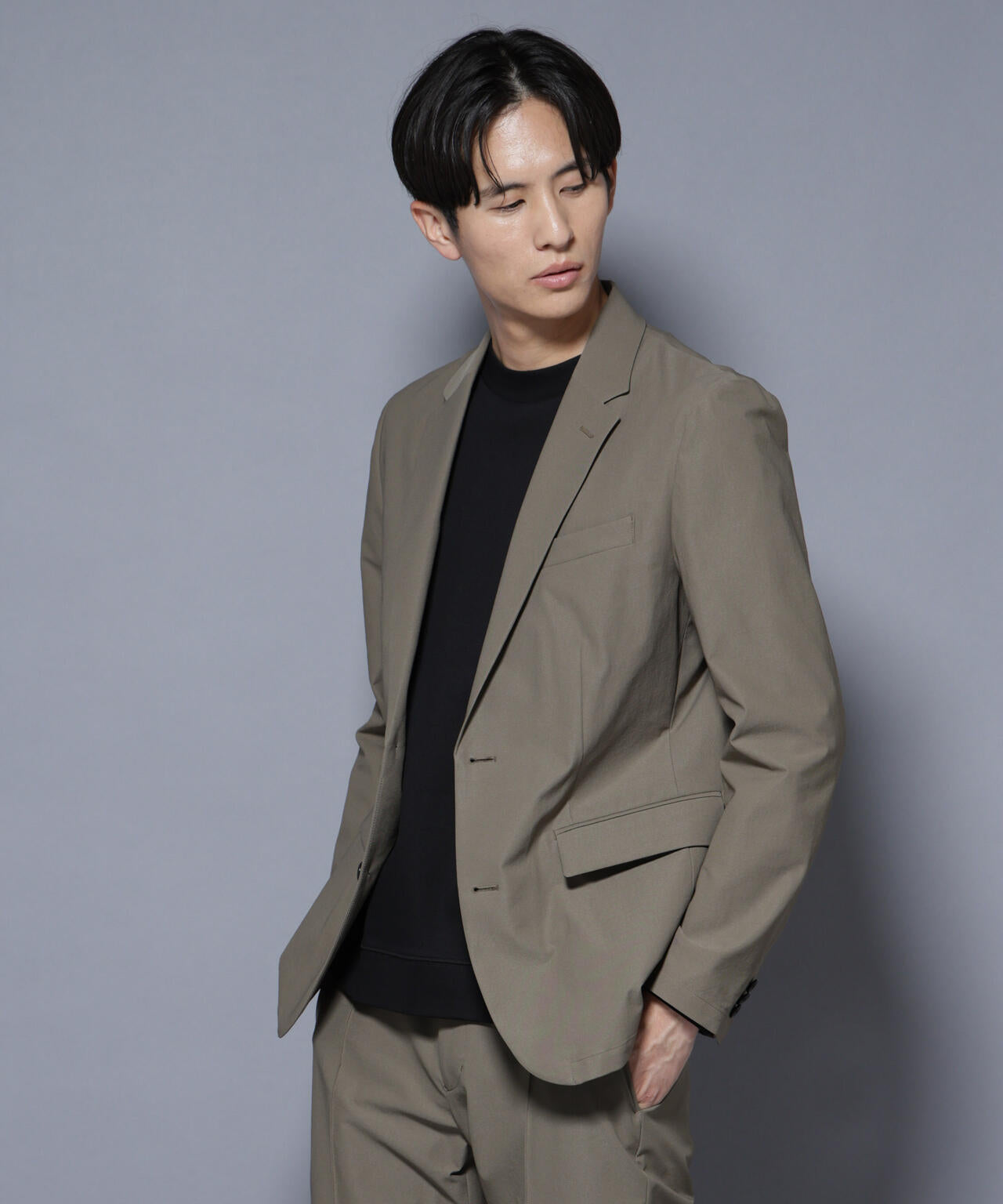 「N JACKET BASIC」TEXBRID(R) ツイルジャケット/ストレッチ・撥水(セットアップ可）