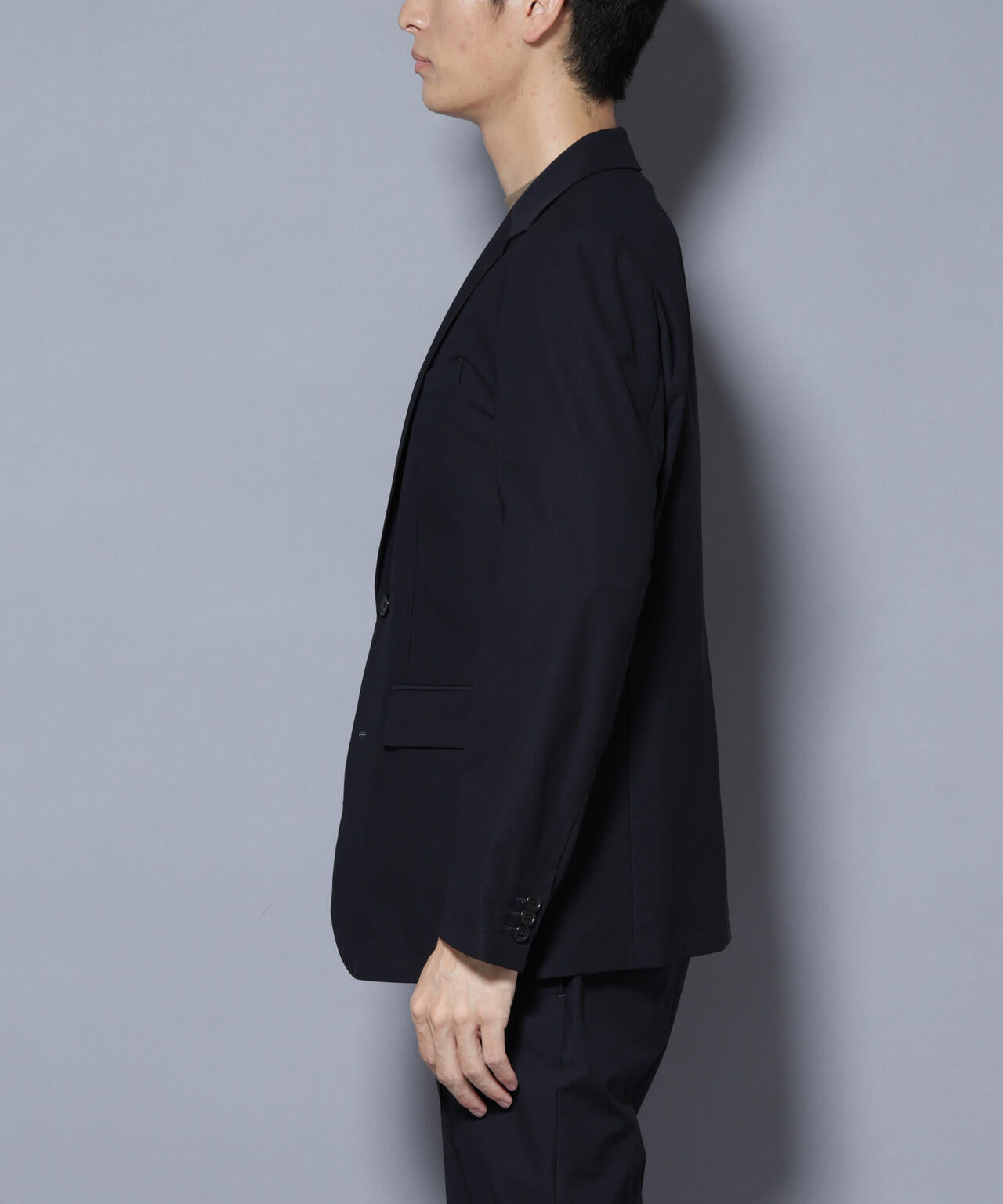 「N JACKET BASIC」SizeMoreTEXBRID(R)ストレッチジャケット(セットアップ可）