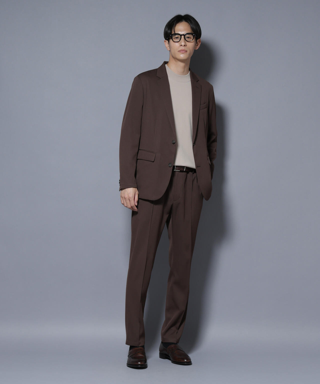 「N JACKET BASIC」シャドーストライプジャケット(セットアップ可)