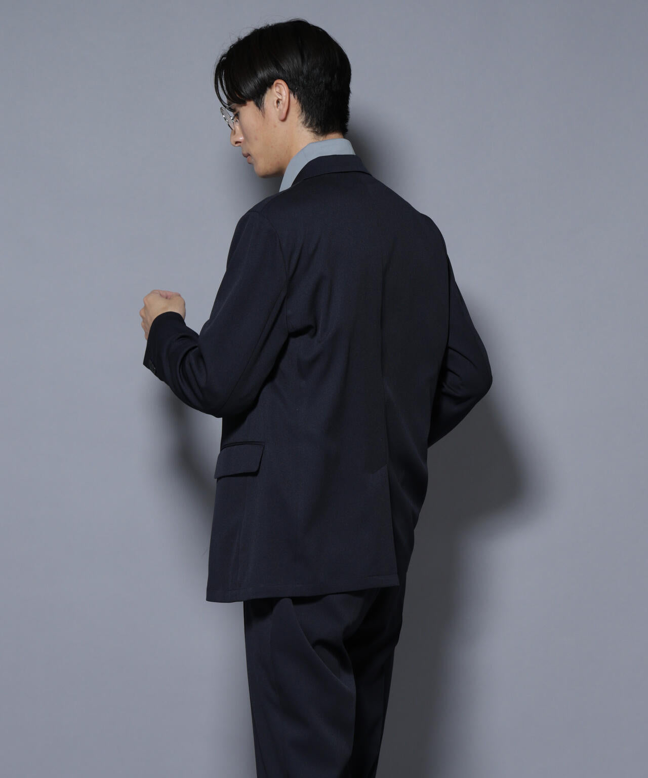 「N JACKET BASIC」シャドーストライプジャケット(セットアップ可)