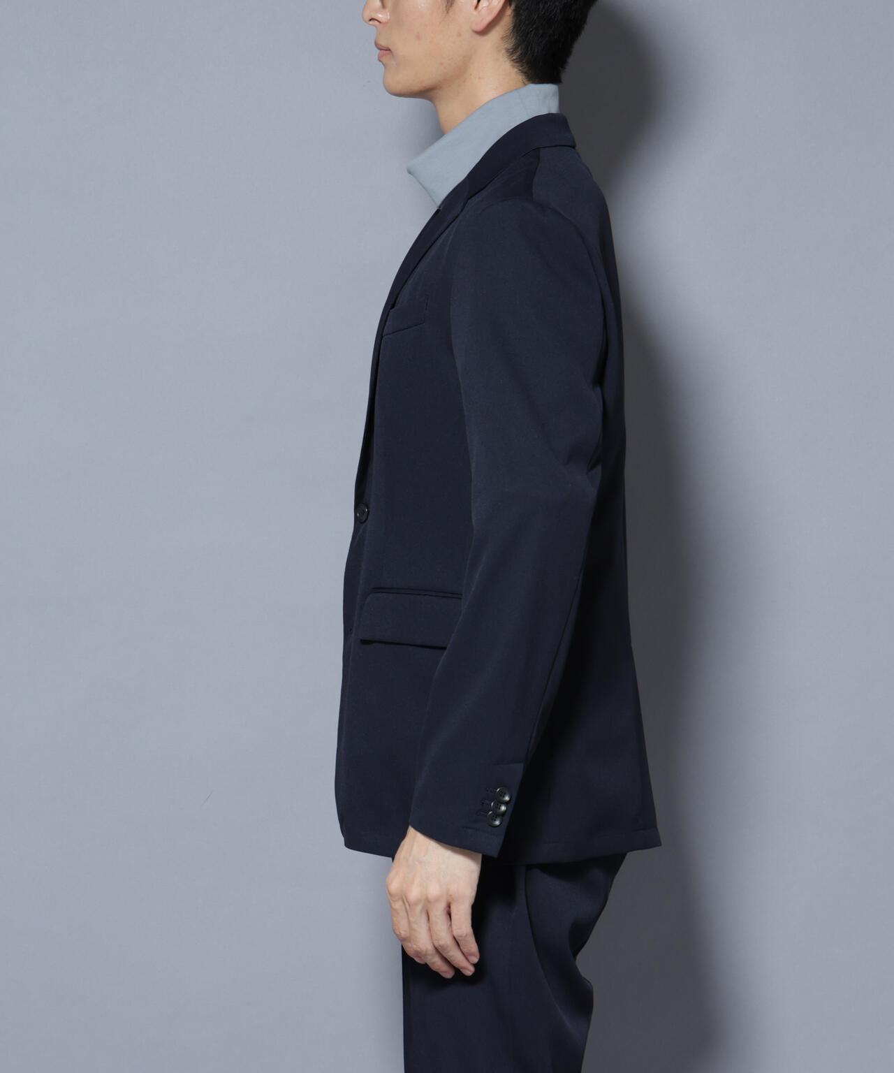 「N JACKET BASIC」シャドーストライプジャケット(セットアップ可)
