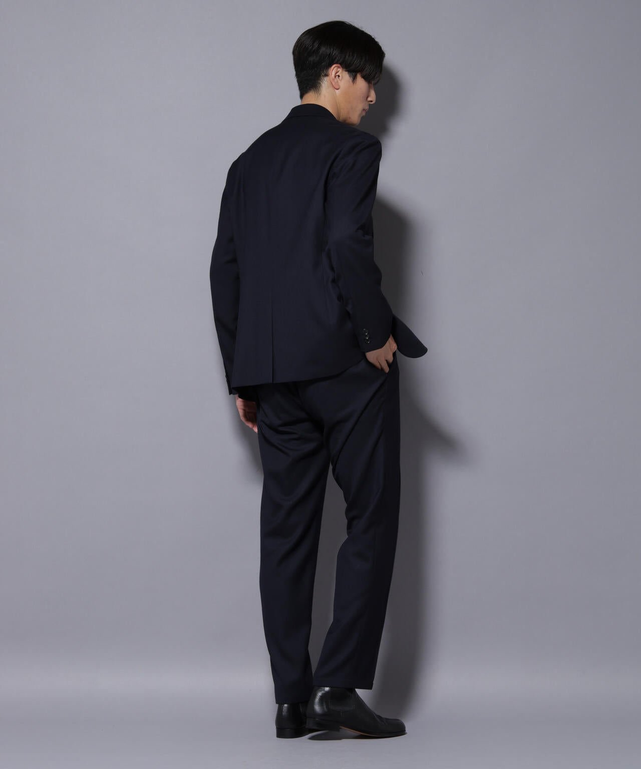 「N JACKET PREMIUM」RENU(R) ウール混洗えるサキソニージャケット（セットアップ可）