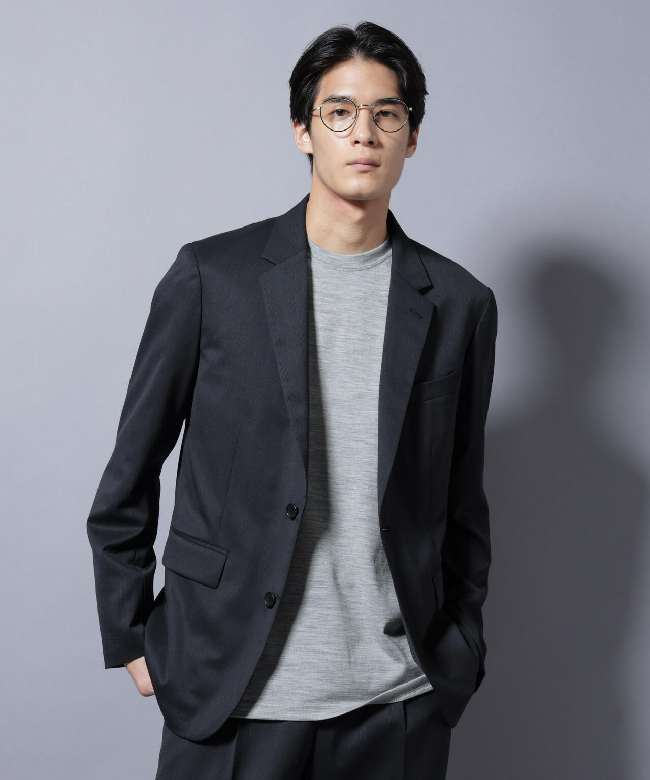 【大人気セットアップ】｢Damerino Select｣ RENU(R)T/Wシャドーチェックジャケット（セットアップ可）